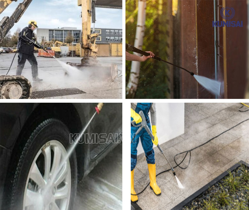 Máy rửa xe chạy bằng xăng Lutian 15G32-9A phun xịt mạnh mẽ