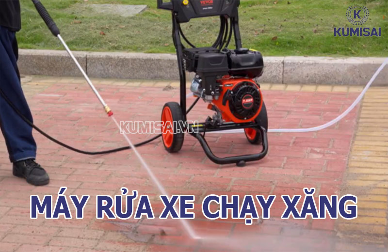 Máy rửa xe chạy xăng: Ưu điểm, TOP model giá rẻ, bền khỏe