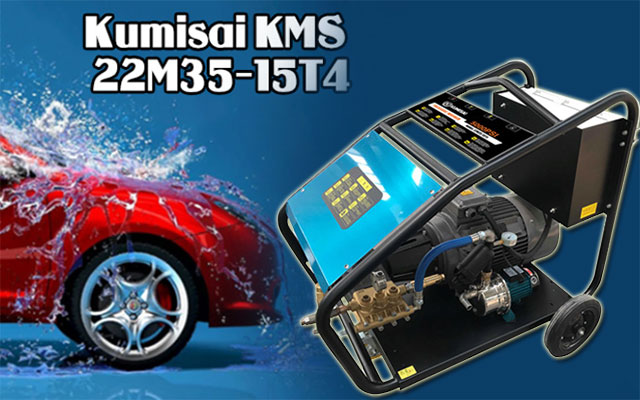 Tìm hiểu về máy rửa xe công nghiệp Kumisai KMS 22M35-15T4