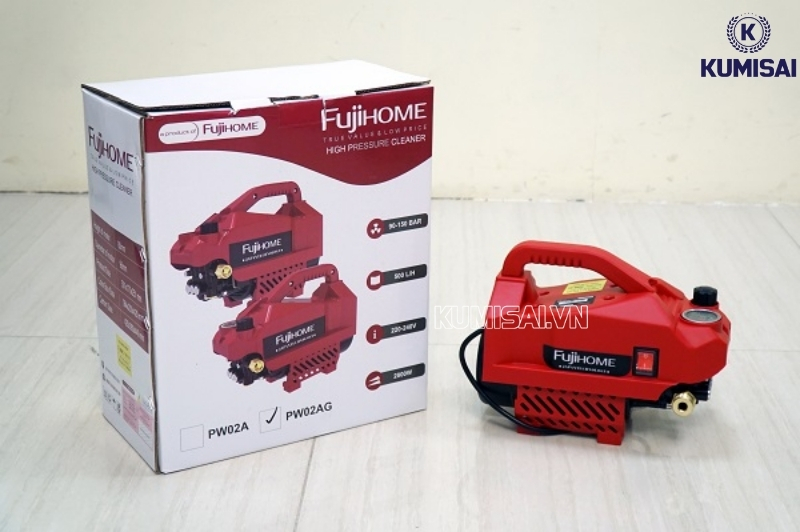 Máy xịt rửa xe cao cấp Fujihome PW02AG Máy xịt rửa xe cao cấp Fujihome PW02AG