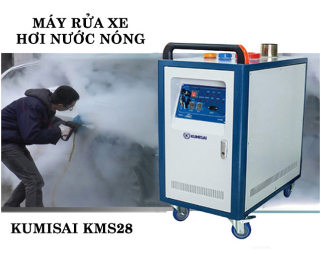 Máy rửa xe hơi nước nóng Kumisai KMS28