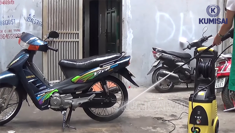 Áp lực cao, khả năng làm sạch mọi vết bẩn