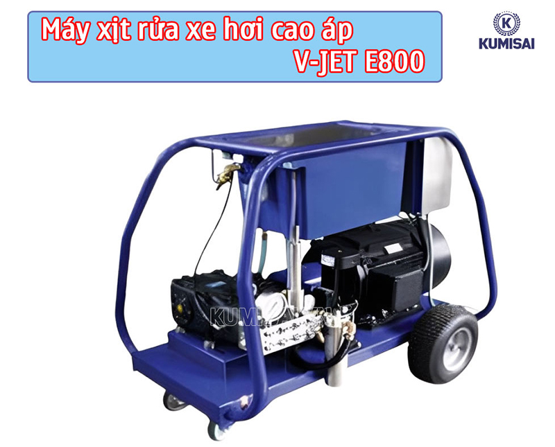 Tìm hiểu máy xịt rửa xe hơi cao áp V-JET E800