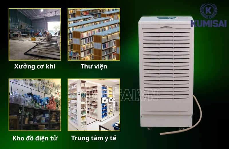 Một số nơi nên dùng máy hút ẩm công nghiệp Aikyo AD-1500B Một số nơi nên dùng máy hút ẩm công nghiệp Aikyo AD-1500B