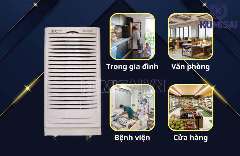 Một vài ứng dụng của máy hút ẩm phổ thông Aikyo AD-1500 Một vài ứng dụng của máy hút ẩm phổ thông Aikyo AD-1500