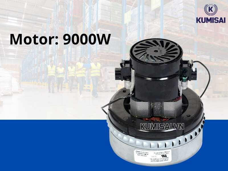 Motor máy công suất mạnh lên đến 9000W