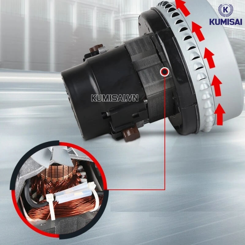 TopClean TC 80-3 sở hữu motor công suất mạnh, hút bụi nhanh TopClean TC 80-3 sở hữu motor công suất mạnh, hút bụi nhanh