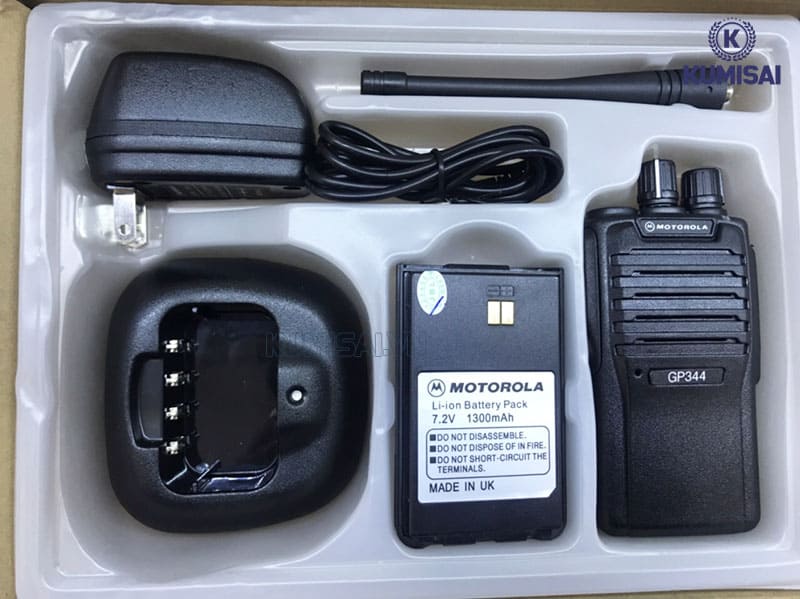 Trọn bộ sản phẩm Motorola GP 344 tại Kumisai Việt Nam