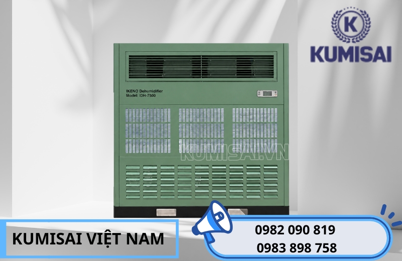 Mua máy hút ẩm IKENO IDH-7500 chính hãng tại Kumisai