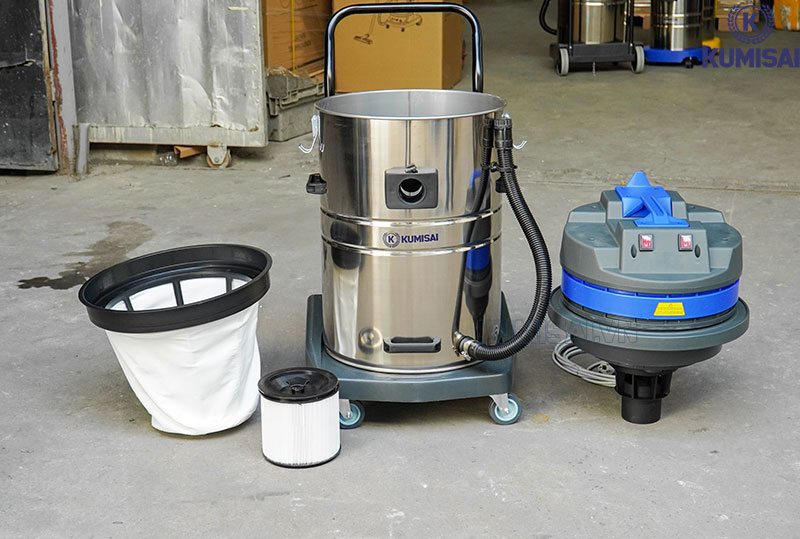 Hệ thống bọc lọc của máy hút bụi công nghiệp