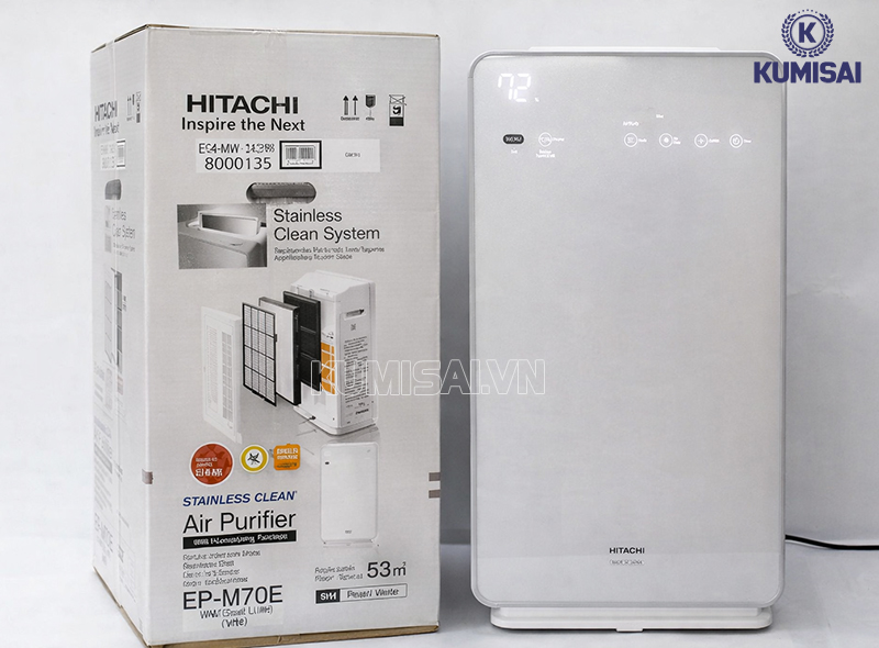 Mua máy lọc không khí và tạo ẩm Hitachi EP-M70E ở Kumisai.vn