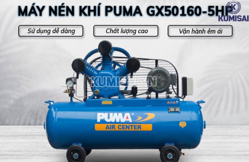 Máy nén khí Puma GX 50160 tại bắc giang