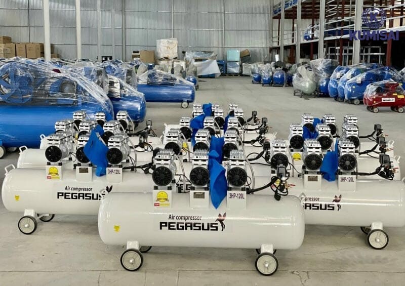 Đến Kumisai chọn mua các loại máy nén khí không dầu giá cực ưu đãi