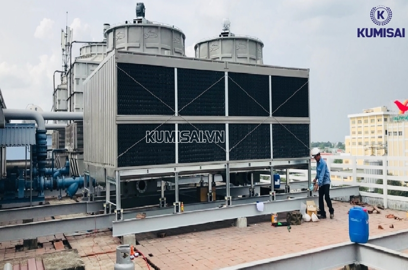 Nguyên lý hoạt động thực tế của tháp giải nhiệt