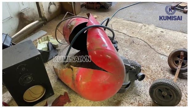 Nổ máy nén khí gây nhiều hậu quả khôn lường