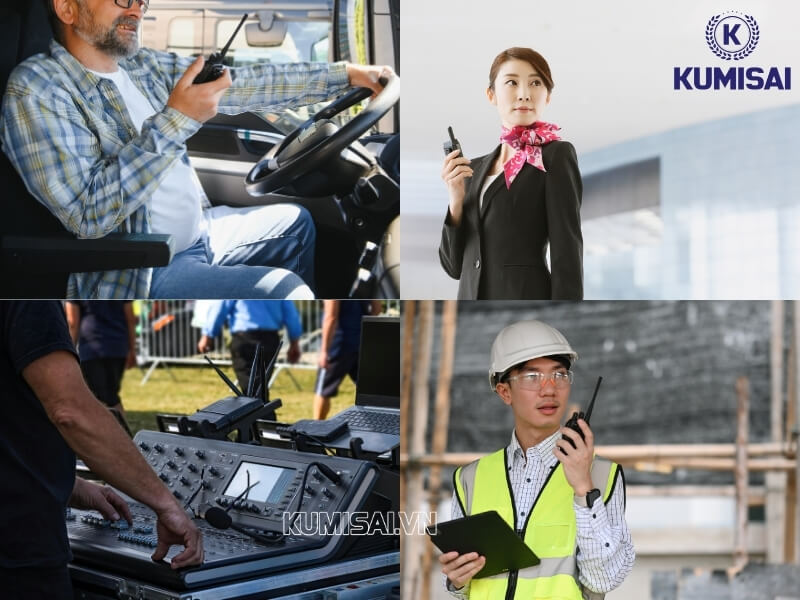 Nhu cầu sử dụng bộ đàm tại các ngành nghề ngày càng tăng cao