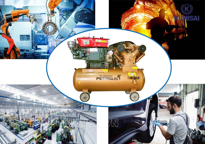 Pegasus TM-W-2.0/12.5-500L thích hợp với các nhu cầu khí nén linh hoạt 