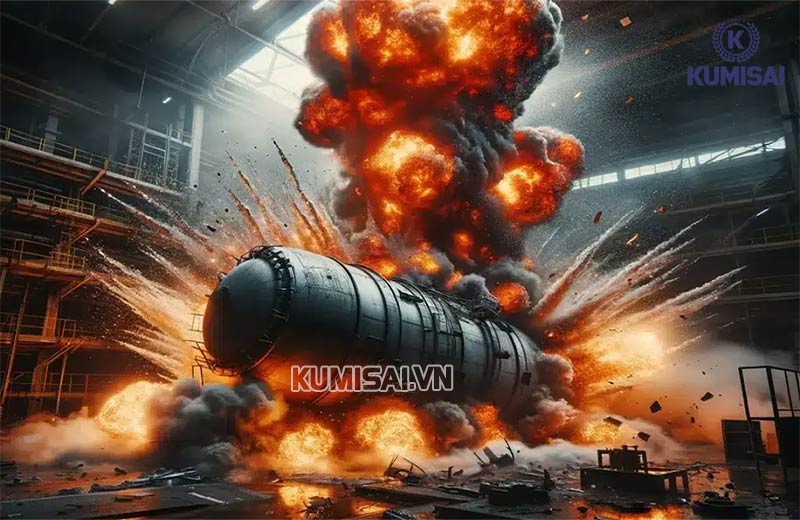 Nổ máy nén khí: Thông tin ai cũng cần biết