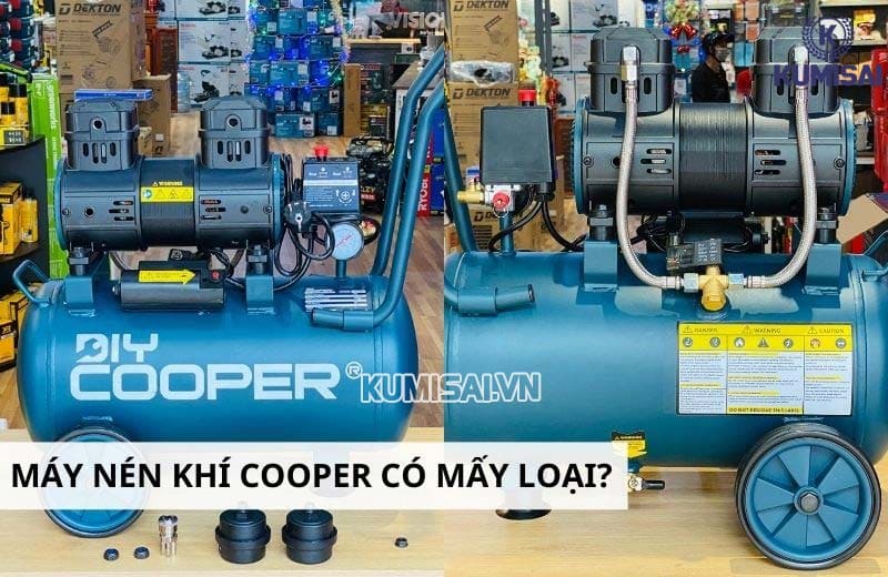 Máy bơm khí Cooper có 3 loại chính Máy bơm khí Cooper có 3 loại chính