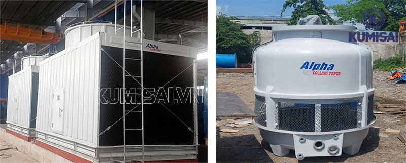 Tháp Alpha vuông và tháp Alpha dạng tròn