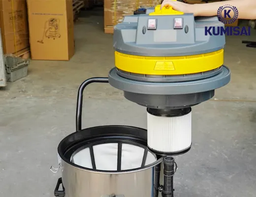 Máy hút bụi công nghiệp Kumisai KMS60H-Hepa - 7