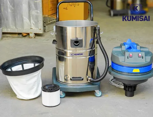 Máy hút bụi công nghiệp Kumisai KMS70H- Hepa - 6