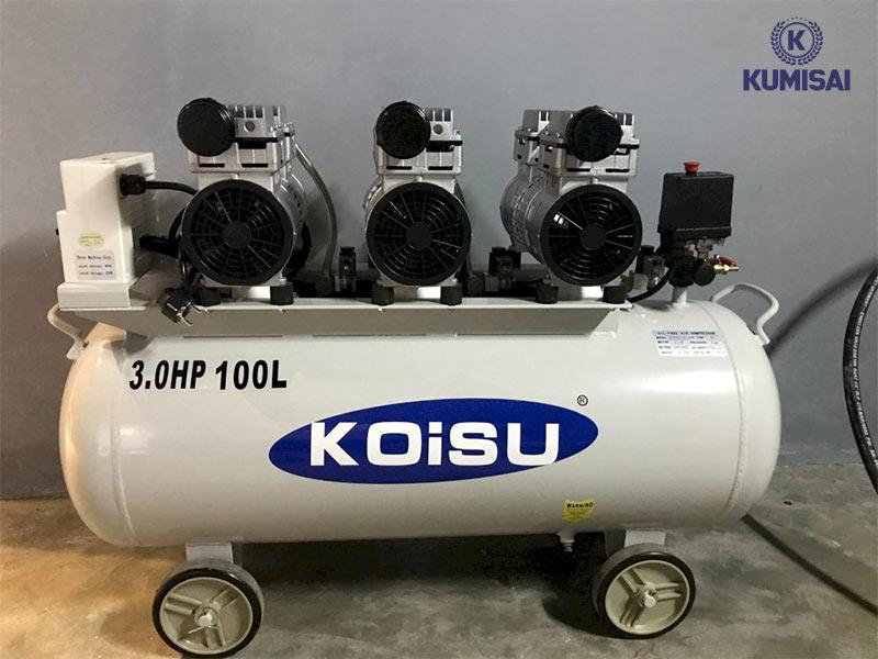 Model máy nén khí không dầu 100l - Koisu 3HP