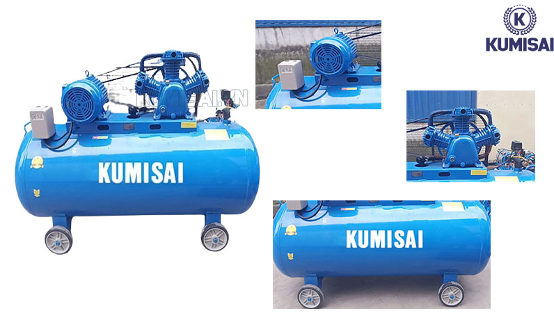 Cấu tạo máy nén khí Kumisai KMS-10500A bền chắc