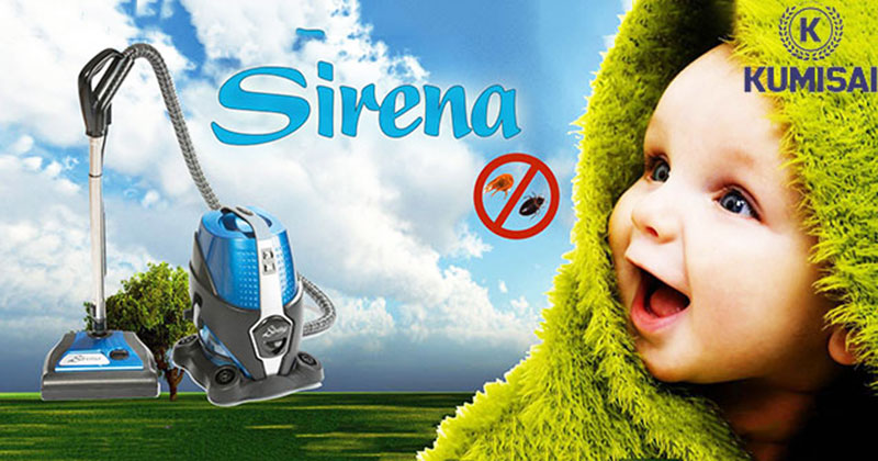 Máy hút bụi Sirena – Thiết bị làm sạch hoàn hảo dành cho gia đình bạn 