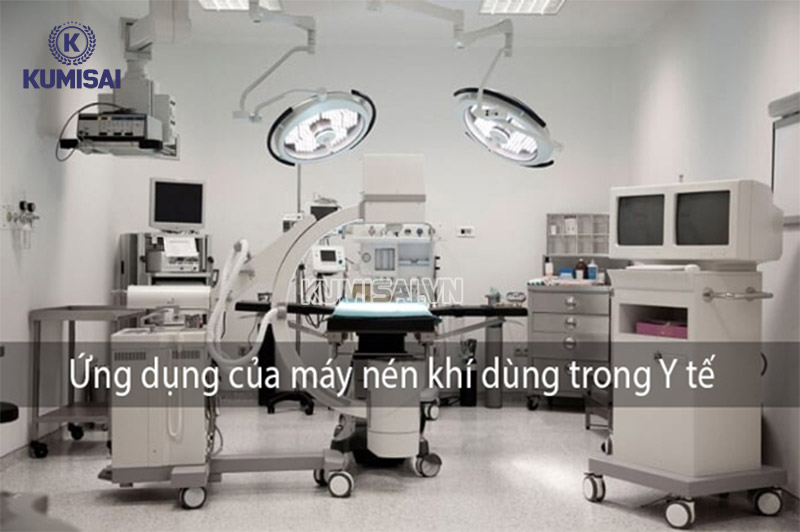 Máy nén khí không dầu thường được sử dụng trong ngành y tế, dược phẩm