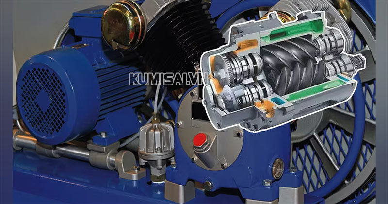 Động cơ máy nén khí Puma 20hp siêu bền bỉ