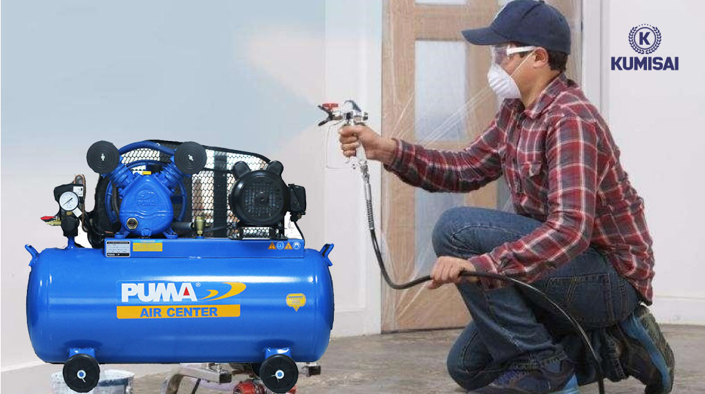 Máy bơm hơi 4hp có dầu không phù hợp với yêu cầu dùng khí nén sạch 