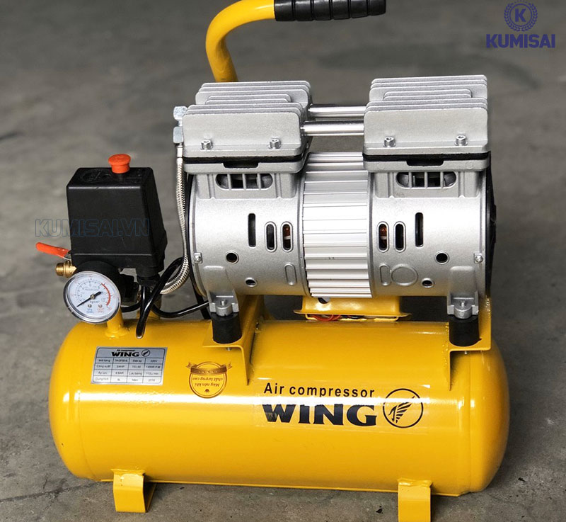 Máy nén khí mini không dầu 9L Wing TW-OF550 