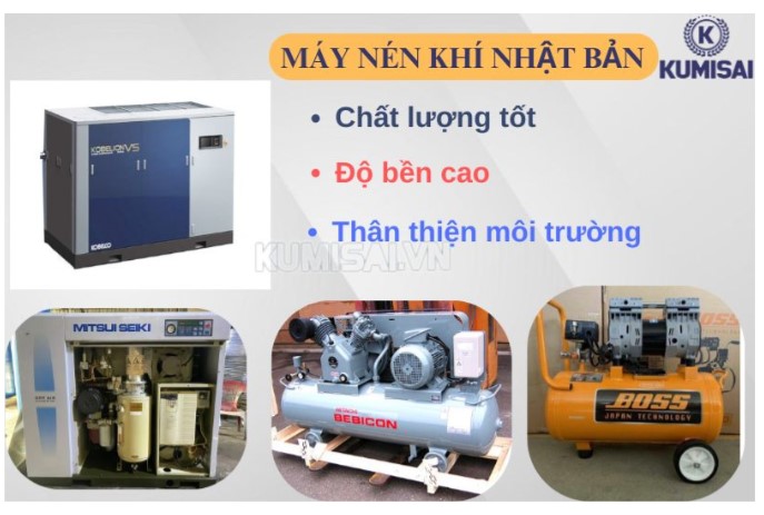 Máy nén khí Nhật Bản có gì nổi bật?