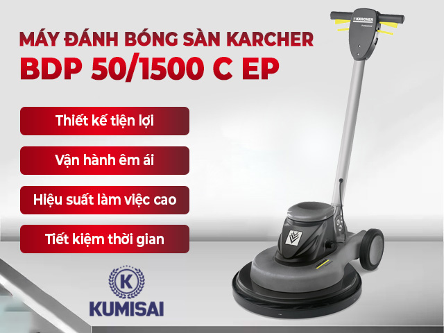 Model đánh bóng sàn nhà mang tên Karcher BDP 50/1500 C Ep