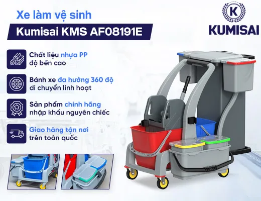 Xe làm vệ sinh Kumisai KMS AF08191E - 2