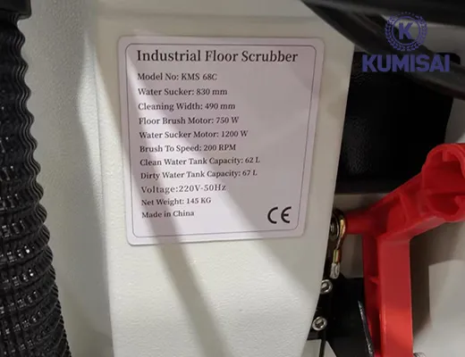 Máy chà sàn liên hợp Kumisai KMS 68C - 6