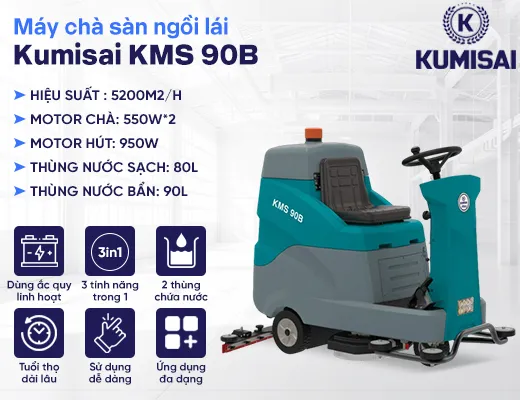 Máy chà sàn ngồi lái Kumisai KMS 90B - 2
