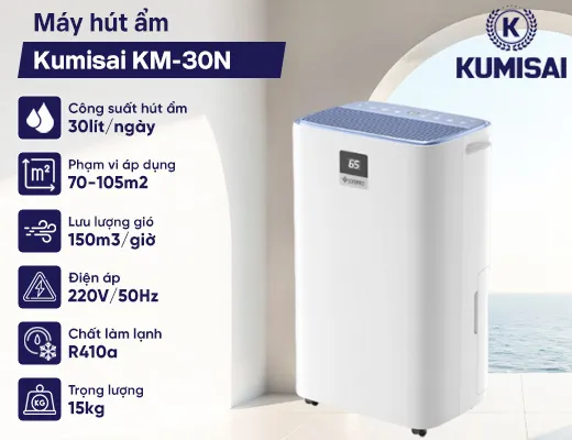 Máy hút ẩm Kosmen KM-30N - 2