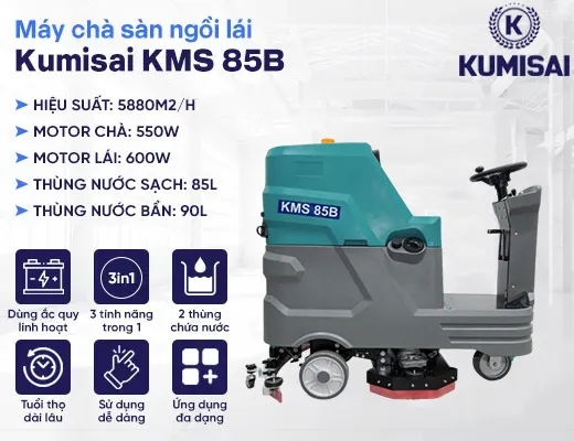 Máy chà sàn ngồi lái Kumisai KMS 85B - 2