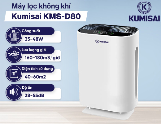Máy lọc không khí Kumisai KMS-D80 - 2
