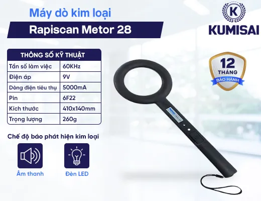 Máy dò kim loại Rapiscan Metor 28 - 2