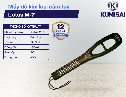 Máy dò kim loại cầm tay Lotus M-7 - 2