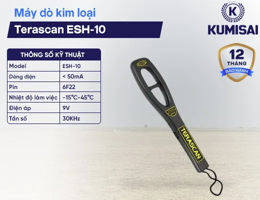 Máy dò kim loại cầm tay Terascan ESH-10 - 2