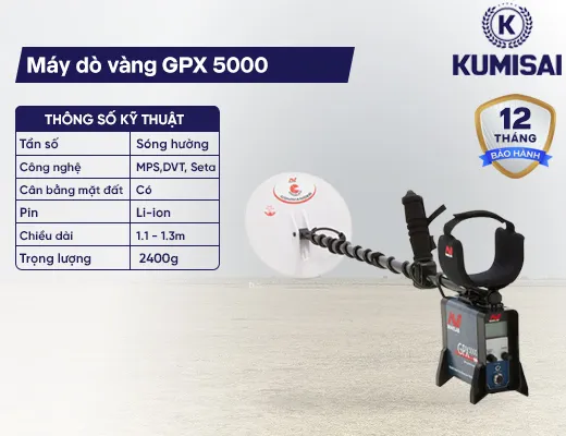 Máy dò vàng GPX 5000 - 2