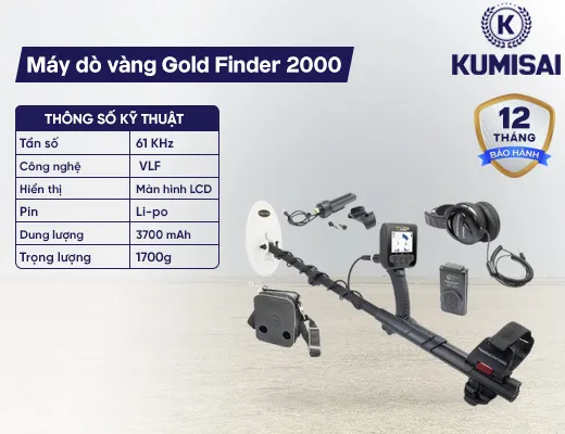Máy dò vàng Gold Finder 2000 - 2