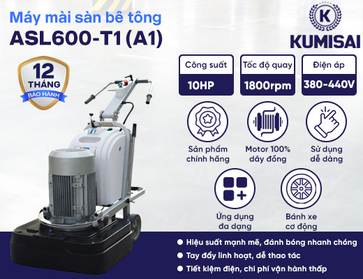Máy mài sàn bê tông ASL600-T1 (A1) - 2
