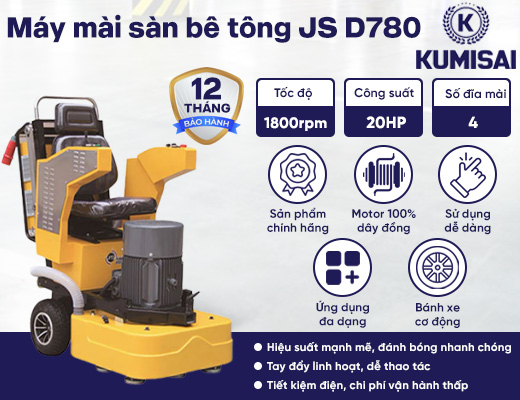 Máy mài sàn bê tông JS D780 - 2