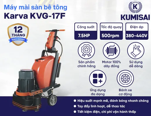 Máy mài sàn bê tông Karva KVG-6 - 2
