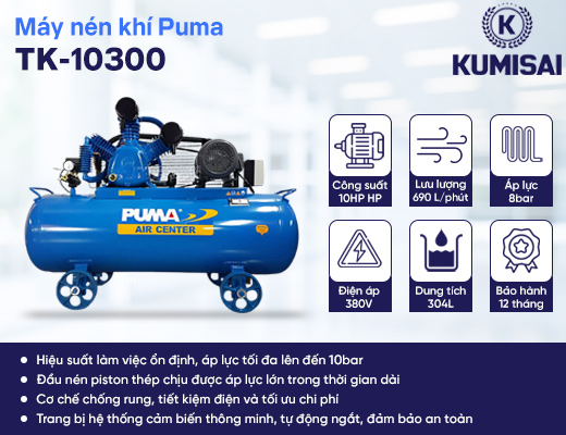 Máy nén khí Puma TK-10300 - 2